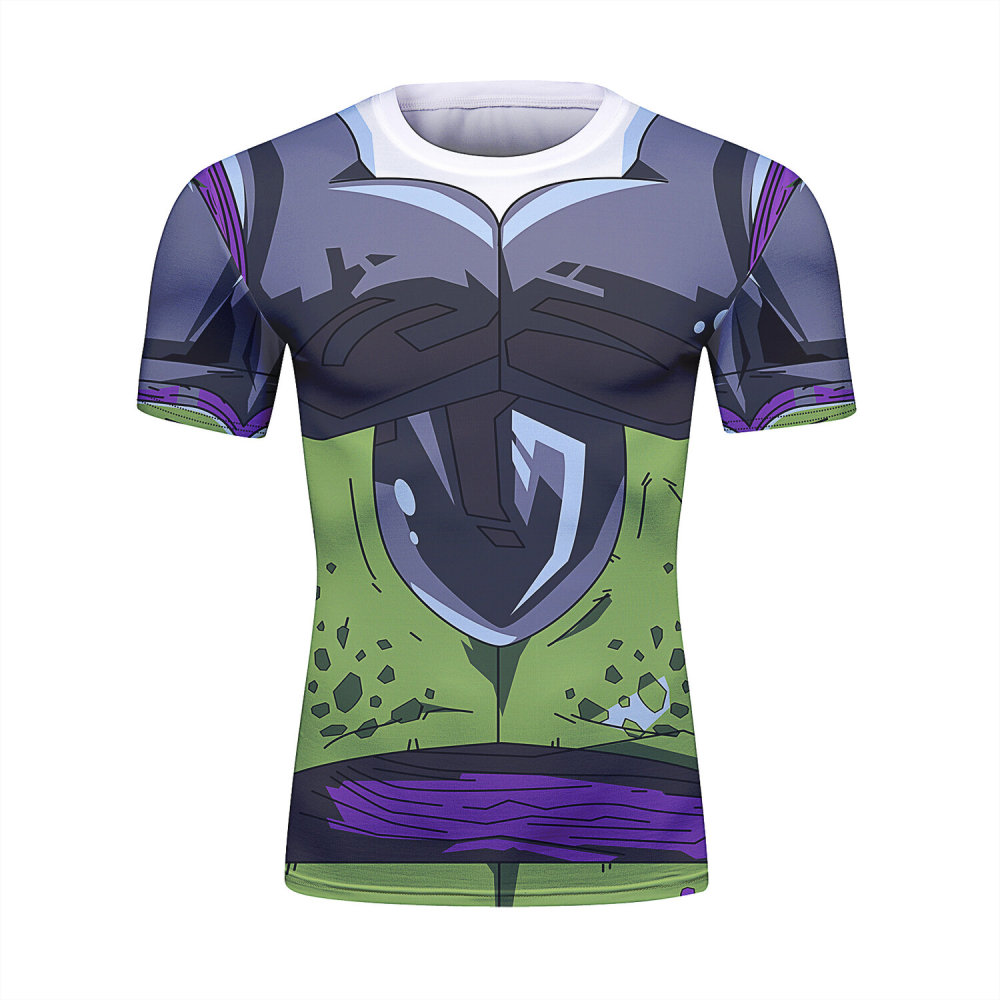 Cody Lundin Men's Short Sleeve Shirt 3D Technical Print Compression Sport T-shirt  Quick Dry Tight Athletic Top Fantastical Sportiness Shirt(221536)