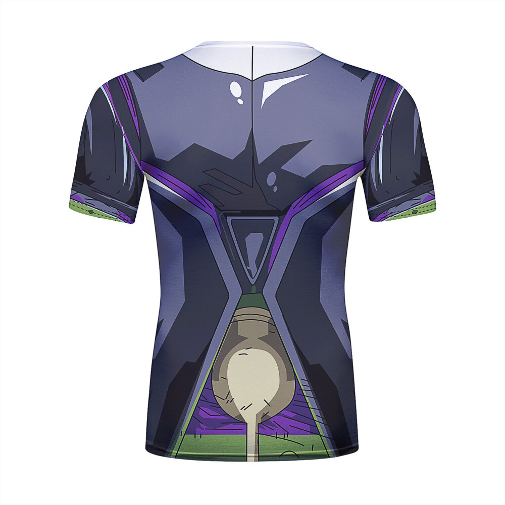 Cody Lundin Men's Short Sleeve Shirt 3D Technical Print Compression Sport T-shirt  Quick Dry Tight Athletic Top Fantastical Sportiness Shirt(221536)