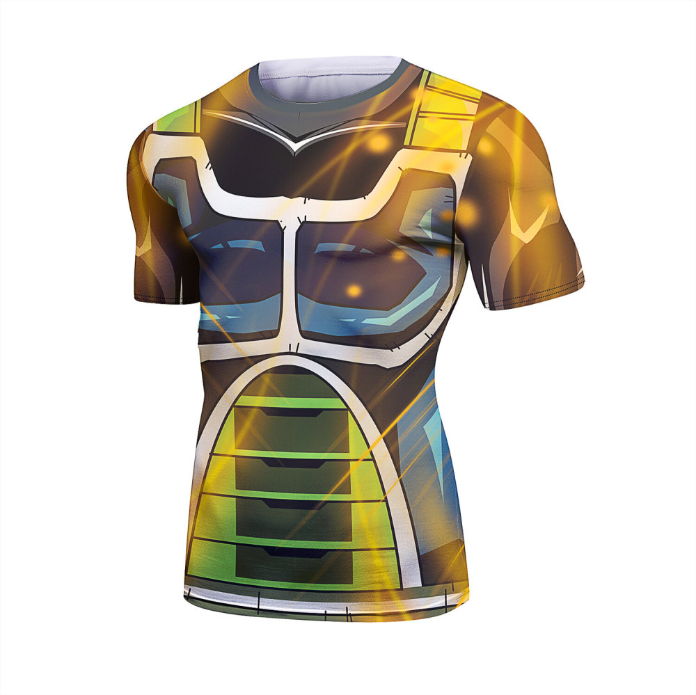 Cody Lundin Men's Short Sleeve Shirt 3D Technical Print Compression Sport T-shirt  Quick Dry Tight Athletic Top Fantastical Sportiness Shirt(221537)