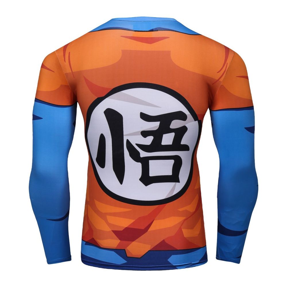 Men's Long Sleeve Shirt 3D Tech Printed Compression Sports T-Shirt Quick Dry Tight Sports Top Cool Dry Shirt Sporty Top Four Seasons Running Training Sweatshirt (058 )