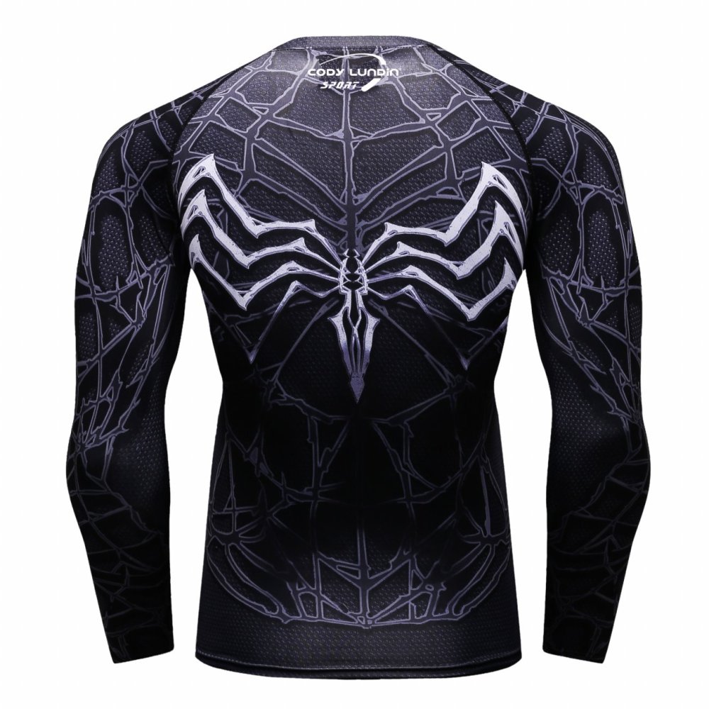 Men's Long Sleeve Shirt 3D Tech Printed Compression Sports T-Shirt Quick Dry Tight Sports Top Cool Dry Shirt Sporty Top Four Seasons Running Training Sweatshirt (087)