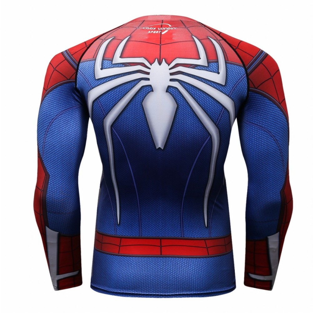 Men's Long Sleeve Shirt 3D Tech Printed Compression Sports T-Shirt Quick Dry Tight Sports Top Cool Dry Shirt Sporty Top Four Seasons Running Training Sweatshirt (106)