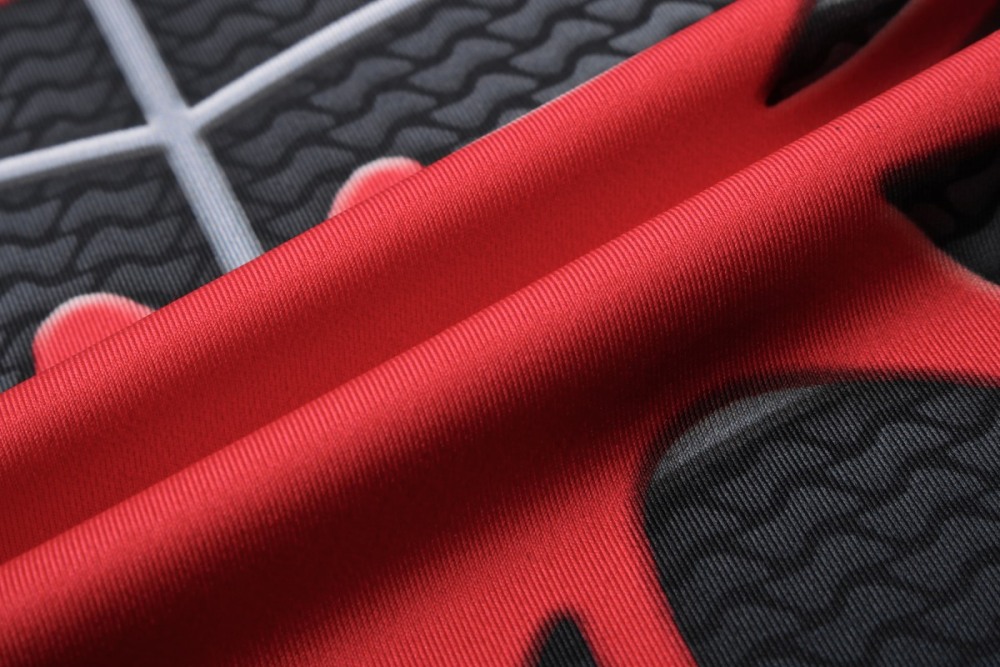 Men's Long Sleeve Shirt 3D Tech Printed Compression Sports T-Shirt Quick Dry Tight Sports Top Cool Dry Shirt Sporty Top Four Seasons Running Training Sweatshirt (255)