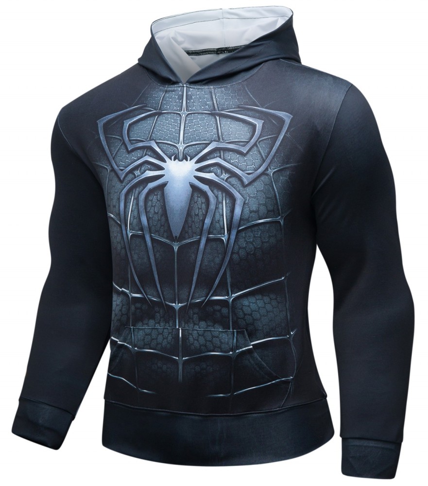 Cody Lundin Men's Hooded Casual Sweatshirt with Exquisite Print Elements Perfect Gift for Halloween Parties(021)