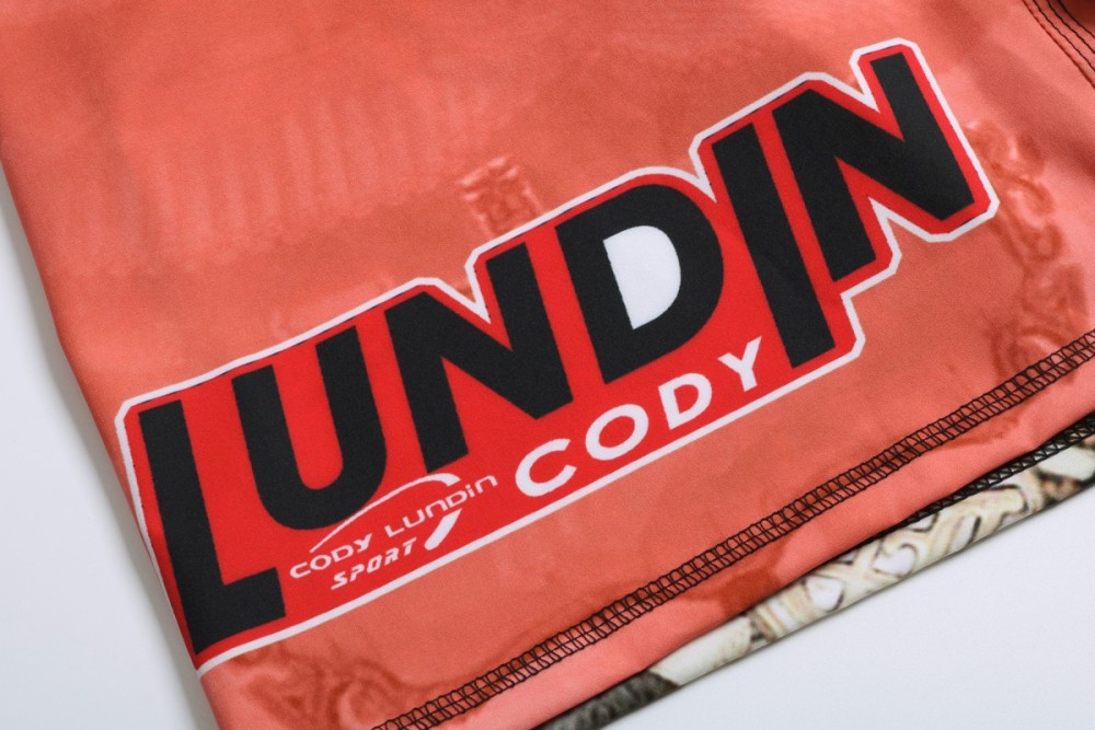 Cody Lundin Men's Sports T-shirt and Shorts 2 Pieces Sets Cool Dry Compression Round Collar Summer Fitness Sports Suit(1394-153)