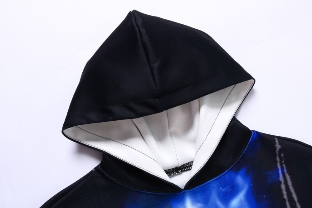 Cody Lundin Men's Hooded Casual Sweatshirt with Exquisite Print Elements Perfect Gift for Halloween Parties(058)