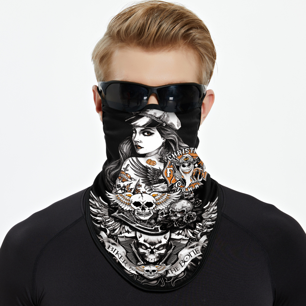Bandana Face Mask with Ear Loop Neck Gaiter Cosplay Face Mask Scarf Face Cover Summer UV Protection Balaclava for Men Women（JC-001）