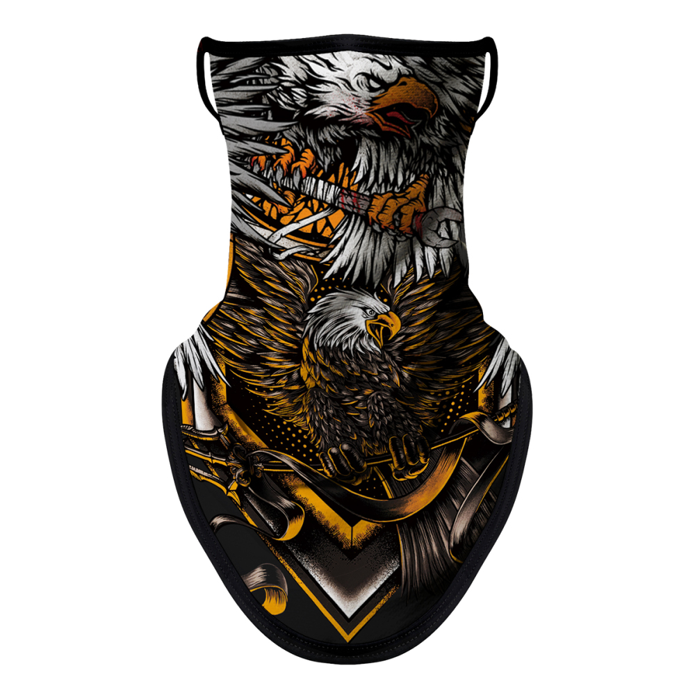 Bandana Face Mask with Ear Loop Neck Gaiter Cosplay Face Mask Scarf Face Cover Summer UV Protection Balaclava for Men Women（JC-002）