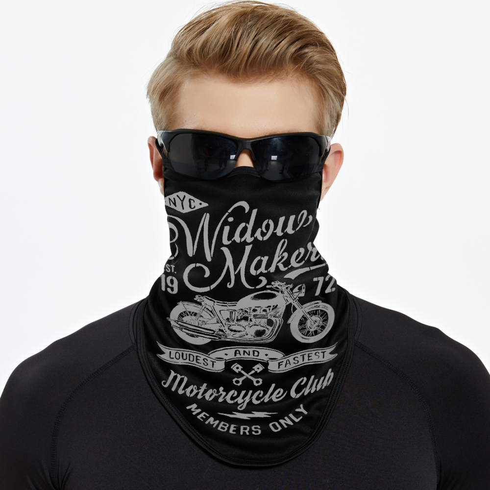 Bandana Face Mask with Ear Loop Neck Gaiter Cosplay Face Mask Scarf Face Cover Summer UV Protection Balaclava for Men Women（JC-003）