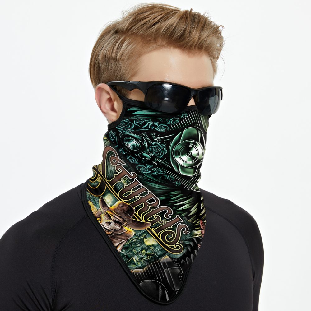 Bandana Face Mask with Ear Loop Neck Gaiter Cosplay Face Mask Scarf Face Cover Summer UV Protection Balaclava for Men Women（JC-005）