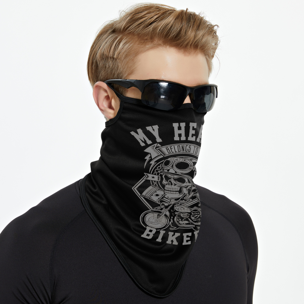 Bandana Face Mask with Ear Loop Neck Gaiter Cosplay Face Mask Scarf Face Cover Summer UV Protection Balaclava for Men Women（JC-022）
