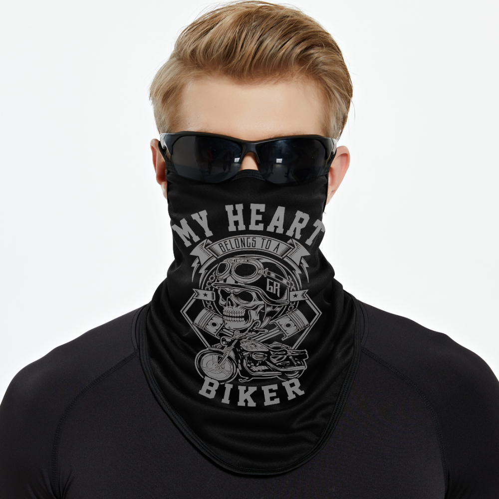 Bandana Face Mask with Ear Loop Neck Gaiter Cosplay Face Mask Scarf Face Cover Summer UV Protection Balaclava for Men Women（JC-022）