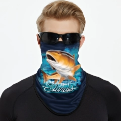 Bandana Face Mask with Ear Loop Neck Gaiter Cosplay Face Mask Scarf Face Cover Summer UV Protection Balaclava for Men Women（JC-037）