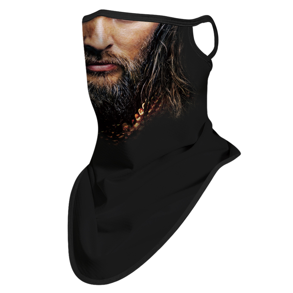 Bandana Face Mask with Ear Loop Neck Gaiter Cosplay Face Mask Scarf Face Cover Summer UV Protection Balaclava for Men Women（DS-059）