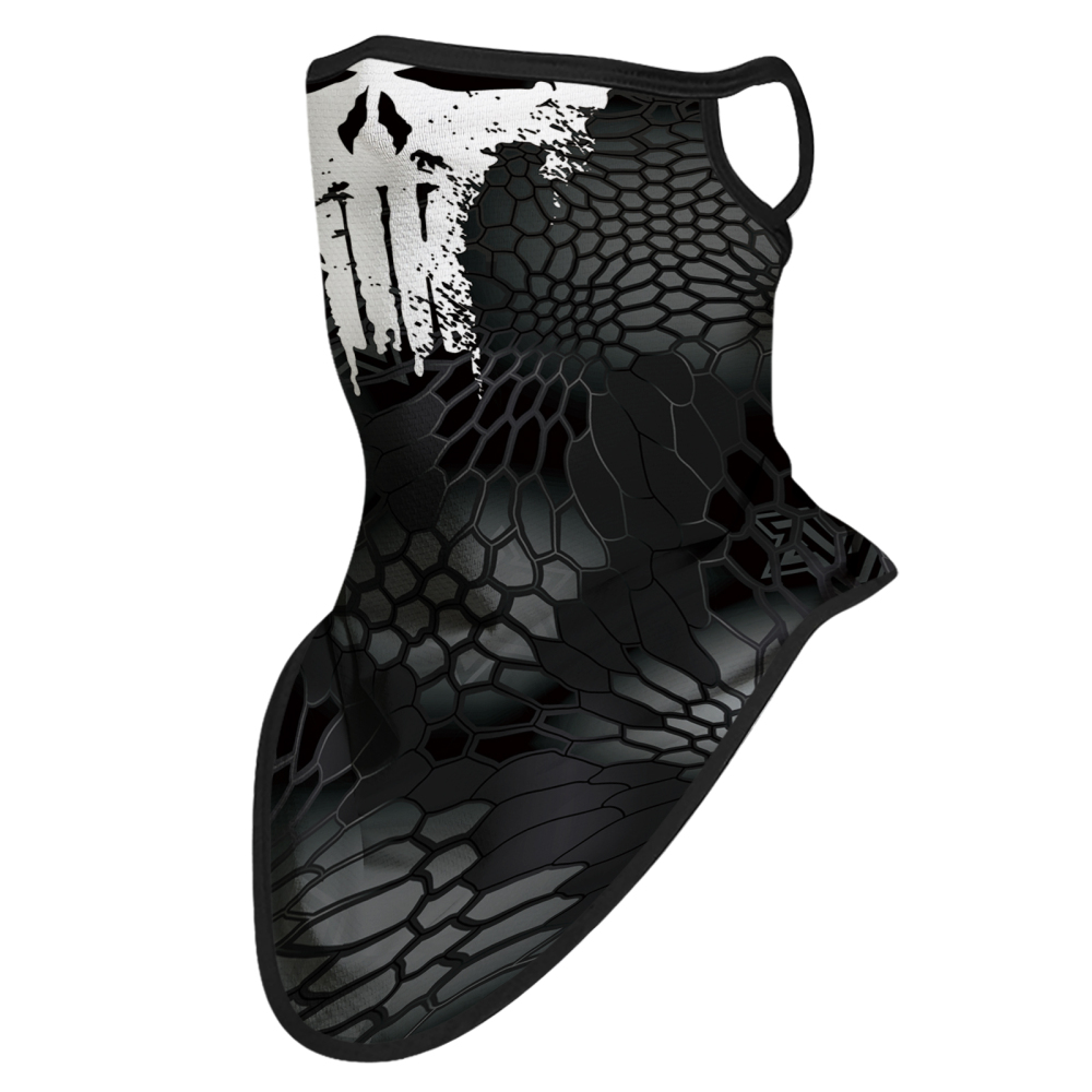 Bandana Face Mask with Ear Loop Neck Gaiter Cosplay Face Mask Scarf Face Cover Summer UV Protection Balaclava for Men Women（SA210094）