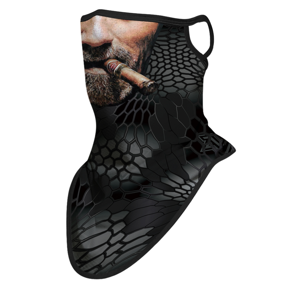 Bandana Face Mask with Ear Loop Neck Gaiter Cosplay Face Mask Scarf Face Cover Summer UV Protection Balaclava for Men Women（SA210095）