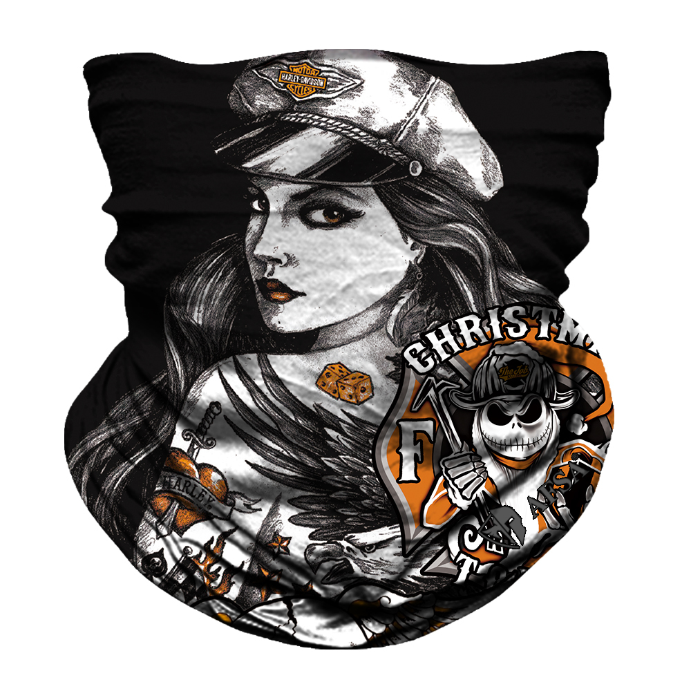 Bandana Face Mask with Ear Loop Neck Gaiter Cosplay Face Mask Scarf Face Ice Silk Cooling Mask（JA-001）