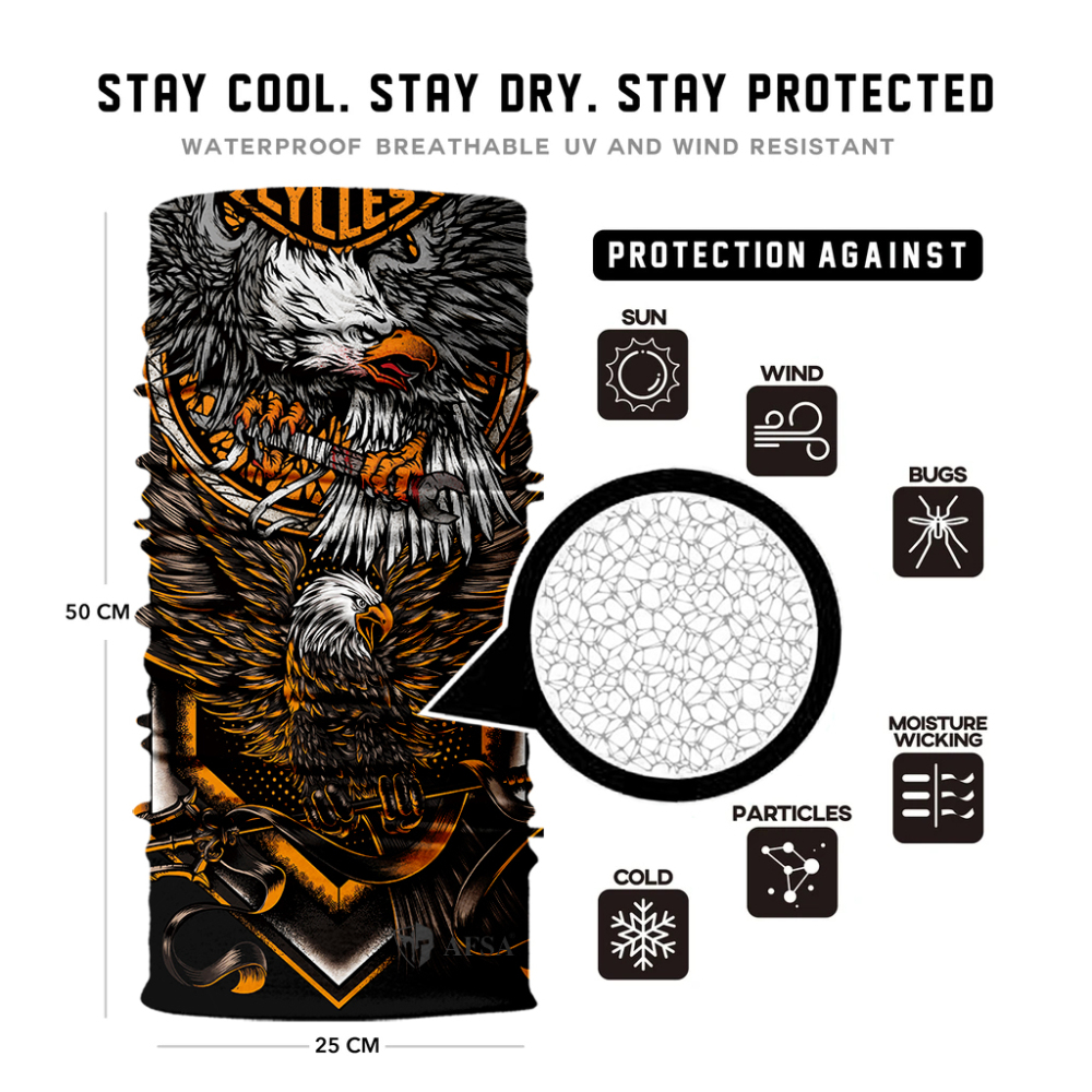 Bandana Face Mask with Ear Loop Neck Gaiter Cosplay Face Mask Scarf Face Ice Silk Cooling Mask（JA-002）