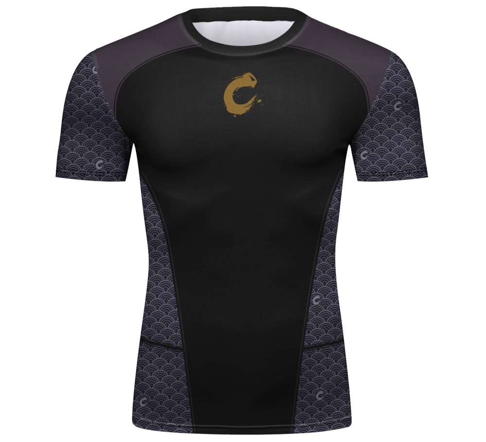 Cody Lundin Men's Short Sleeve Shirt 3D Technical Print Compression Sport T-shirt  Quick Dry Tight Athletic Top Fantastical Sportiness Shirt(251640)