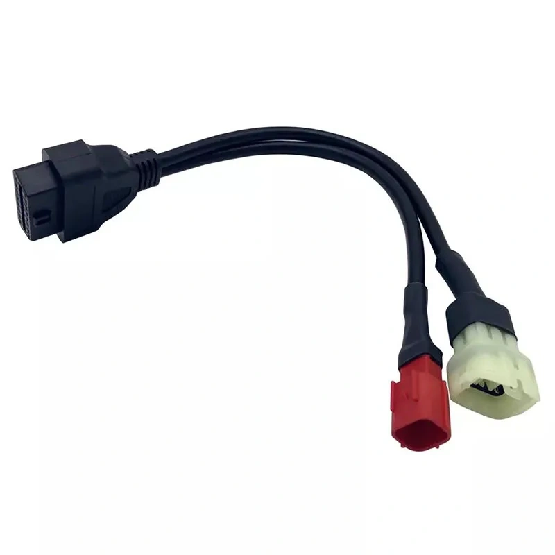 Replacement Motorcycle OBD2 OBD II 16pin To 6pin Splitter Y Cable For KTM Kawasaki For Honda Yamaha Suzuki Motorbike