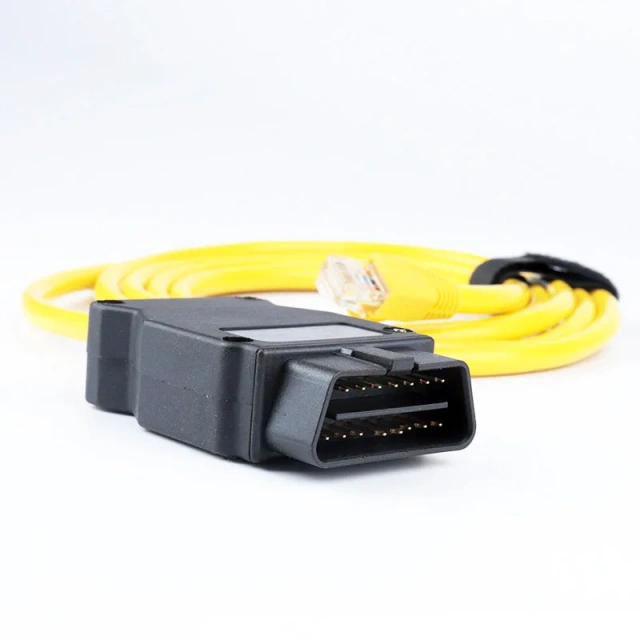 Replacement For BMW F-Series Coding OBD2 ENet Cable,Ethernet RJ45 to J1962 OBDII 16pin Male Adapter Diagnostic Cable
