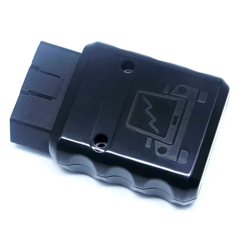 Only Housing No PCB,ABS OBD2 J1962 ELM327 Housing Shell Case With 90 Degree Golden Plated Teminal Replacement for ELM327