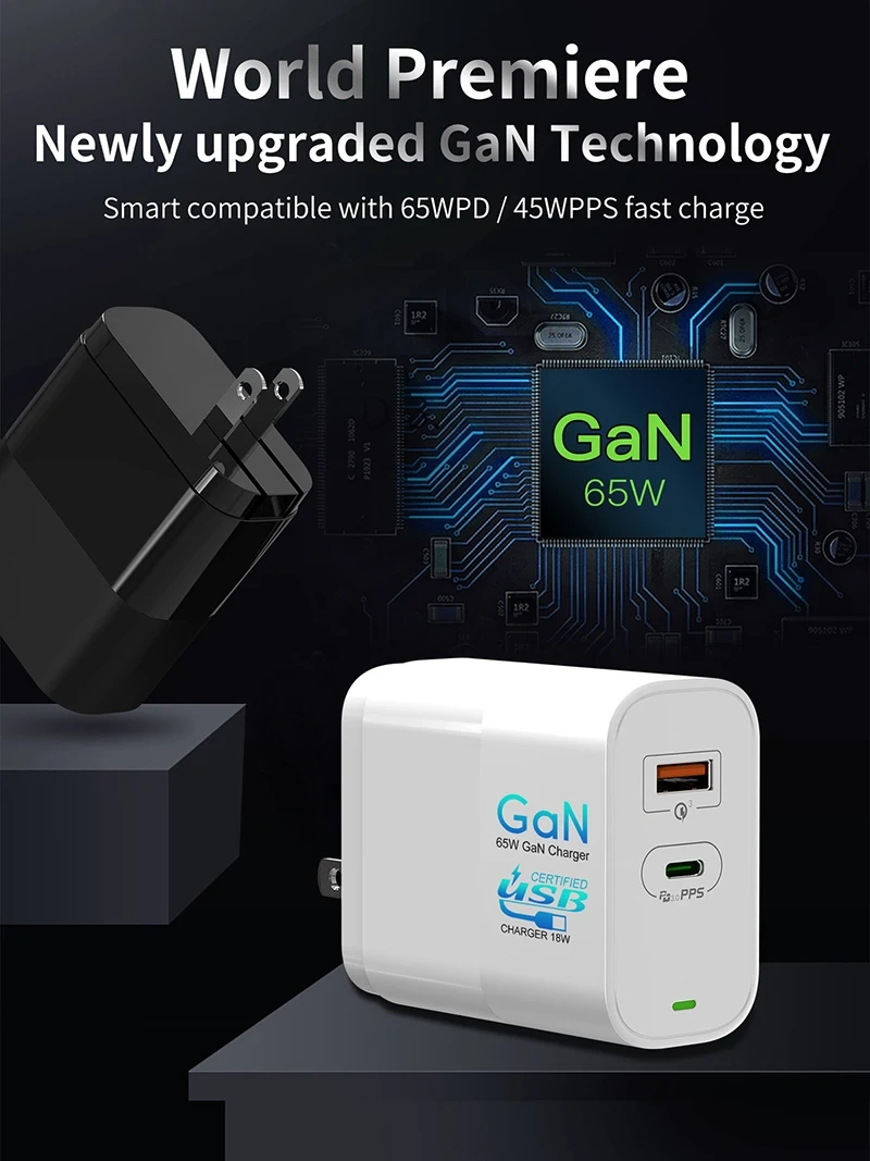 ategories Featured selections Trade Assurance Buyer Central Help Center Get the app Become a supplier Mini 65W GaN PD Charger QC4.0 PD Fast Charge 65W GaN Mobile Phone Charger PPS PD45W Wall Charger Adapter for Samsung Galaxy