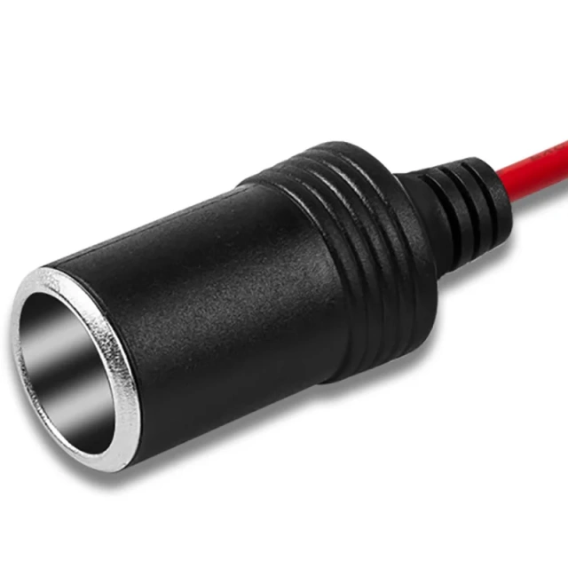 Wholesales 15A Car Cigar Cigarette Lighter Male Female Extension Cable Built in Fuse With Push Button Switch 12V 24V 5Meter