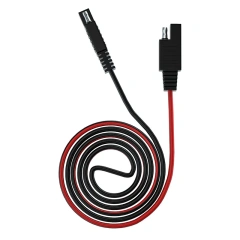 Durable 3.28FT SAE Cable 16AWG Copper PVC Solar Plug Cable SAE Extension Power Cord For Motorcycles Solar Cells Power Inverters
