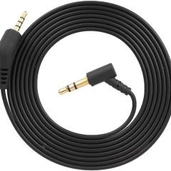 Gold-Plated 3 Pole 3.5mm to 4 Pole 2.5 mm Jack Aux Audio Stereo Cable Cord Replacement For QC3 Bose QuietComfort 3 Headphone