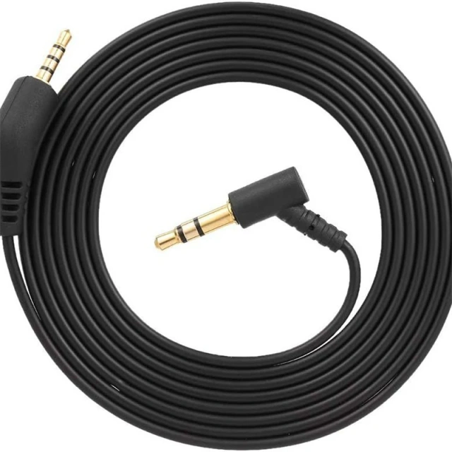 Gold-Plated 3 Pole 3.5mm to 4 Pole 2.5 mm Jack Aux Audio Stereo Cable Cord Replacement For QC3 Bose QuietComfort 3 Headphone