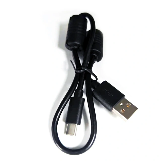 Wholesales Custom Durable Shielded USB 2.0 A Male To USB-C Male Cord Cable With Dual Ferrites