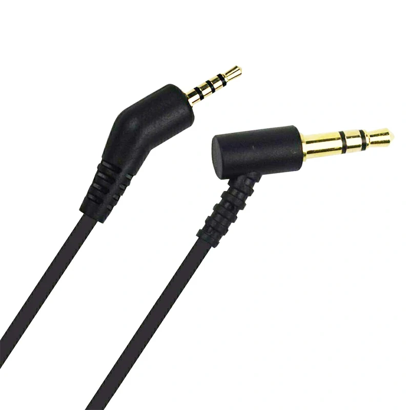 Gold-Plated 3 Pole 3.5mm to 4 Pole 2.5 mm Jack Aux Audio Stereo Cable Cord Replacement For QC3 Bose QuietComfort 3 Headphone