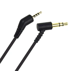 Gold-Plated 3 Pole 3.5mm to 4 Pole 2.5 mm Jack Aux Audio Stereo Cable Cord Replacement For QC3 Bose QuietComfort 3 Headphone