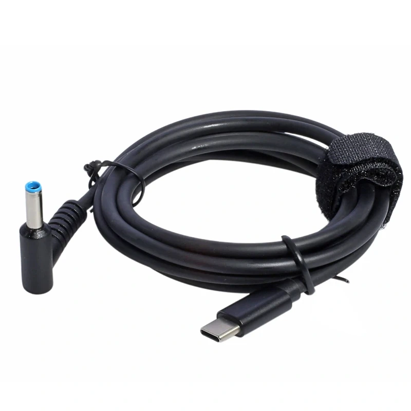 Wholesales Custom 1.5meters 65W USB 3.1 Type C USB-C to DC Jack 5.5x2.1mm 7.4x5.0mm 4.5x3.0mm Power Plug Extension Charge Cable