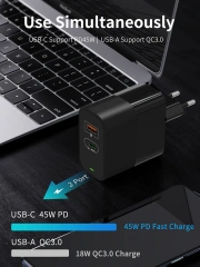 ategories Featured selections Trade Assurance Buyer Central Help Center Get the app Become a supplier Mini 65W GaN PD Charger QC4.0 PD Fast Charge 65W GaN Mobile Phone Charger PPS PD45W Wall Charger Adapter for Samsung Galaxy