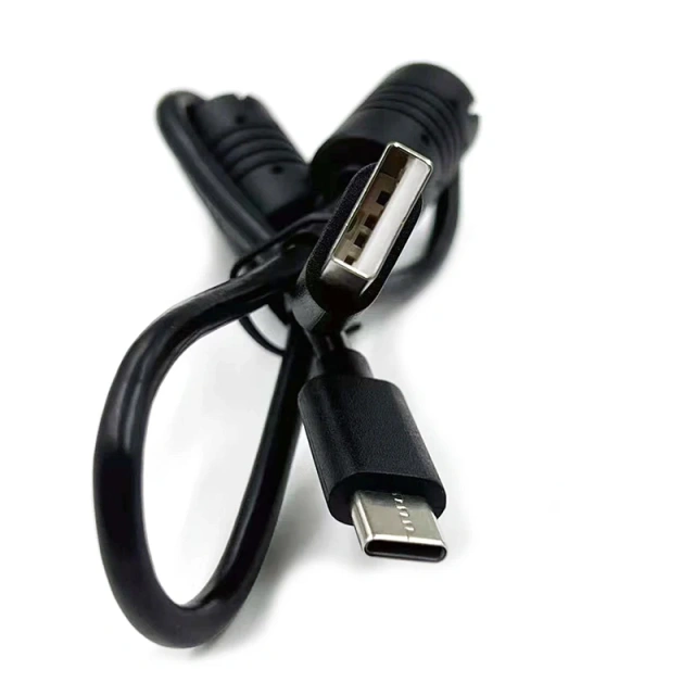 Wholesales Custom Durable Shielded USB 2.0 A Male To USB-C Male Cord Cable With Dual Ferrites