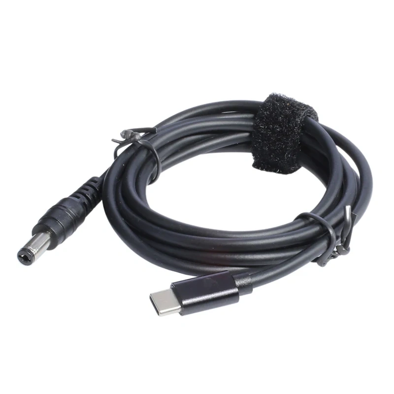 Wholesales Custom 1.5meters 65W USB 3.1 Type C USB-C to DC Jack 5.5x2.1mm 7.4x5.0mm 4.5x3.0mm Power Plug Extension Charge Cable