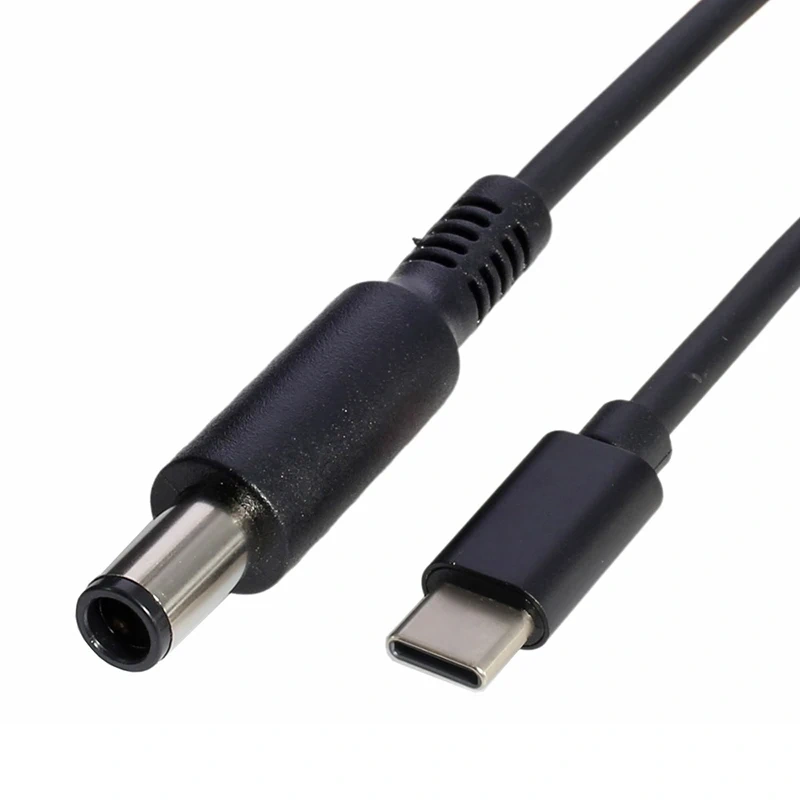 Wholesales Custom 1.5meters 65W USB 3.1 Type C USB-C to DC Jack 5.5x2.1mm 7.4x5.0mm 4.5x3.0mm Power Plug Extension Charge Cable