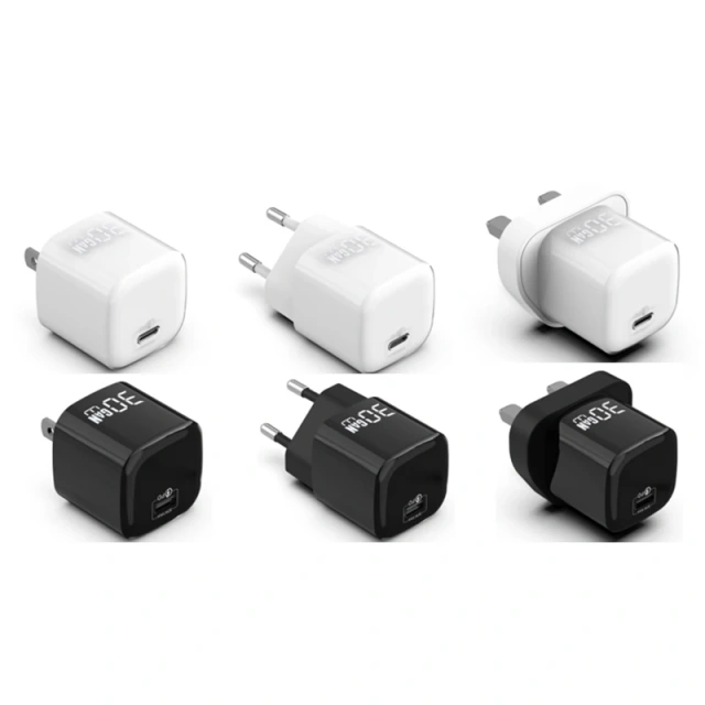 30W GaN Type-C Travel USB C Wall Charger Mobile Phone Chargers Adapters Replacement for Iphone Charger Fast Charging