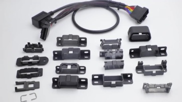 Replacement Replaceable Plug OBD2 T-Harness Splitter Cable Set OBD II Universal Harness Kit for All Cars Vehicles