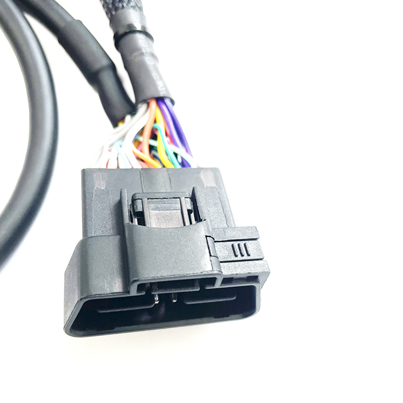 Replacement Replaceable Plug OBD2 T-Harness Splitter Cable Set OBD II Universal Harness Kit for All Cars Vehicles