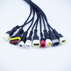 Universal 9in1 OBD2 Bike Diagnostic Splitter Cable Replacement for Honda KTM Suzuki Yamaha Kawasaki Delphi Motrocycles
