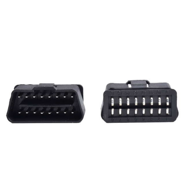 Wholesales Folding Type J1962 OBD2 Male Connector 12V 24V Interface