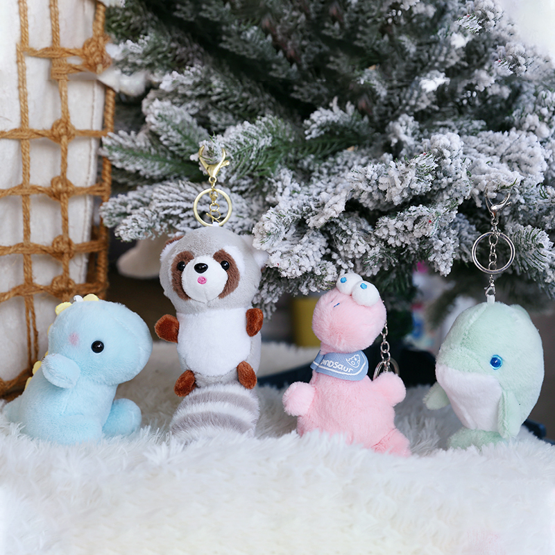KingKong Toys Custom 4'' Pink Little Dinosaur Plush Keychains,KingKong Toys