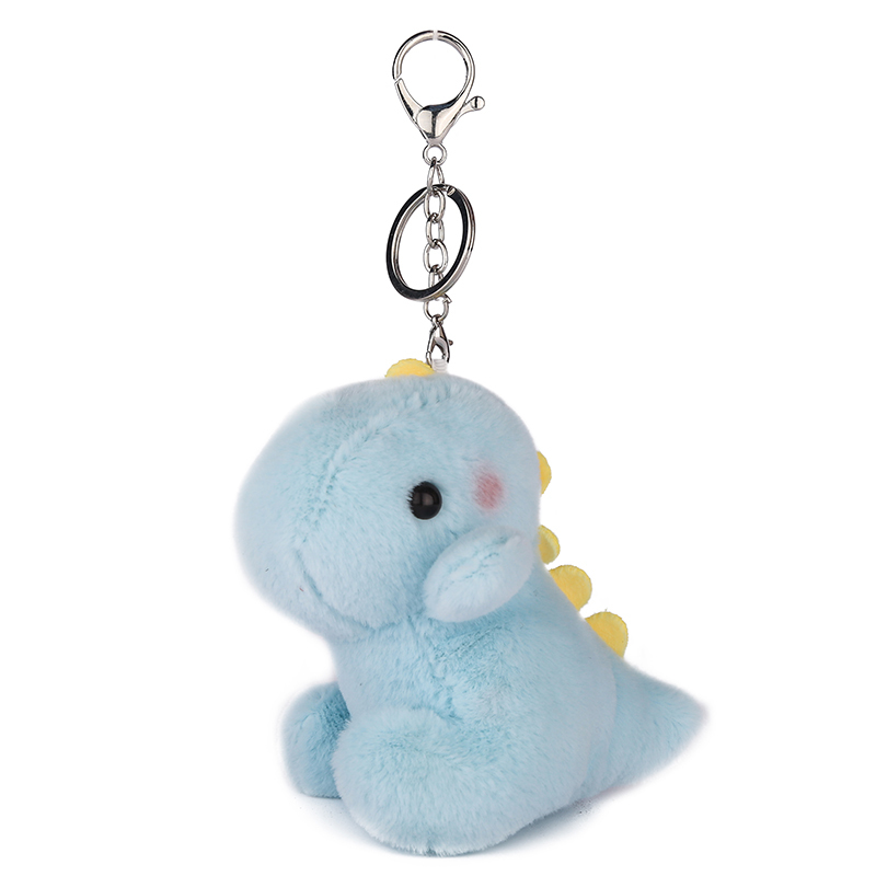 KingKong Toys Custom 4'' Cute Blue Little Dinosaur Plush Keychains,KingKong Toys