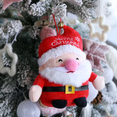 KingKong Toys Custom 4'' Plush Father Christmas Keychains For Christmas Tree Ornament,KingKong Toys