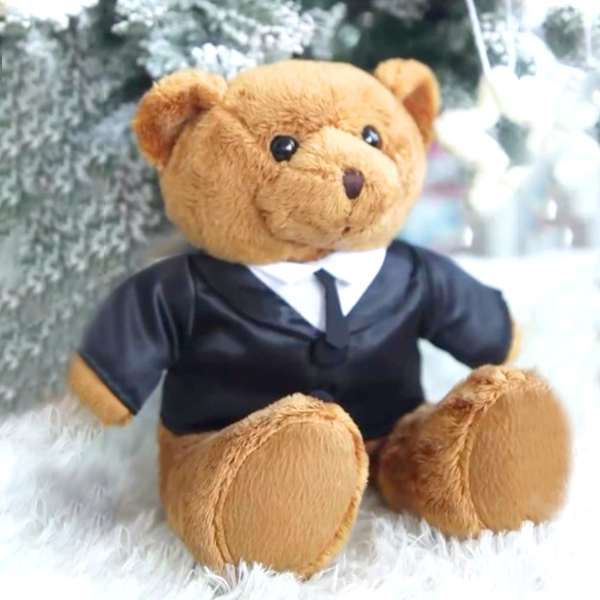 KingKong Toys Custom 13'' Plush Teddy Bear With Suit Shirt,KingKong Toys