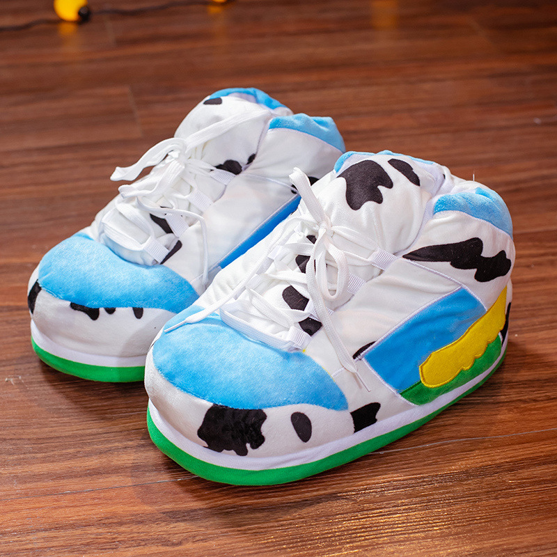 KingKong Toys Manufacturer Accept Customization A-G Funny Plush Slippers Teenager Adult Winter Indoor Catnap House Shoes,KingKong Toys