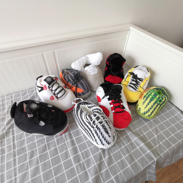 KingKong Toys Manufacturer Accept Customization A-G Funny Plush Slippers Teenager Adult Winter Indoor Catnap House Shoes,KingKong Toys